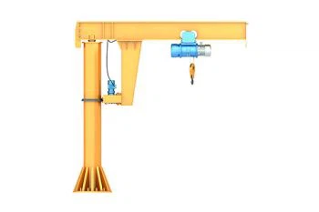 Craen Jib Golau gyda Hoist